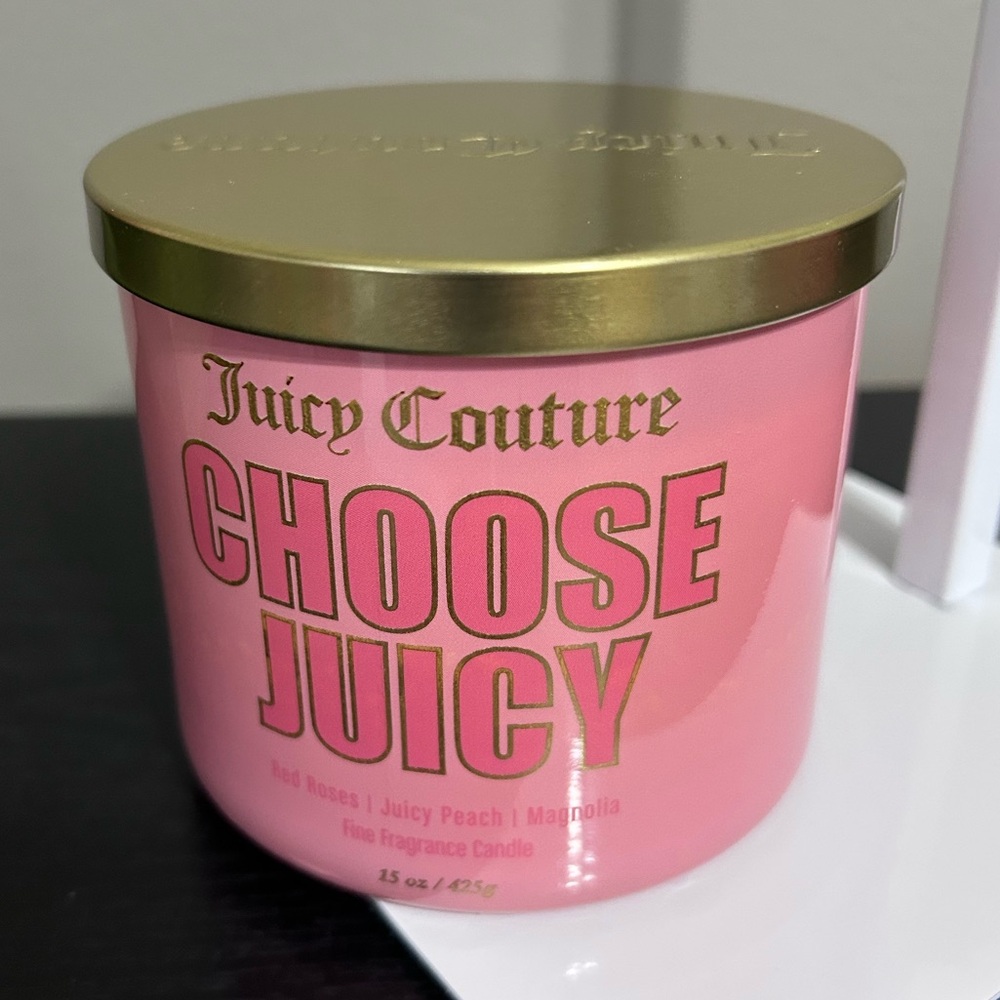 Juicy Couture Pink 'Choose Juicy' Candle